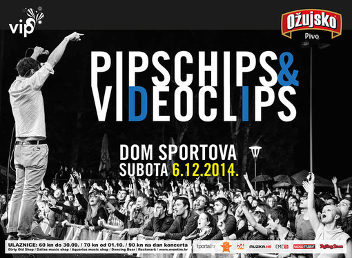  Pips, Chips & Videoclips, jumbo poster for the December 6th gig