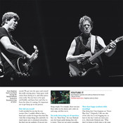 My photo of Aram Bajakian with Lou Reed in Premier Guitar magazine, issue August 2014 <em>Photo: © Saša Huzjak</em>