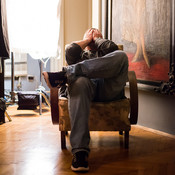 Director Rajko Grlić in the moment of rest <em>Photo: © Saša Huzjak</em>