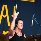 Andrea Marongiu (Crystal Fighters) @ FM4 Frequency festival, St. Pölten (Austria), 2011 <em>Photo: &copy; Saša Huzjak</em>