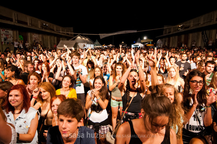 Fans @ Terraneo festival 2012, ex vojarna Bribirski knezovi, Šibenik (Croatia), 07/08 > 10/08/2012 <em>Photo: © Saša Huzjak</em>