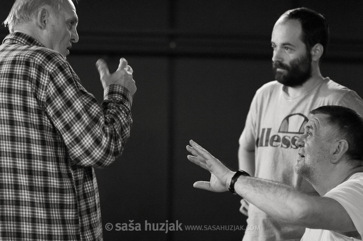 Radko Polič, Matjaž Ivanišin and Rajko Grlić @ SNG Drama Ljubljana, Ljubljana (Slovenia) <em>Photo: © Saša Huzjak</em>