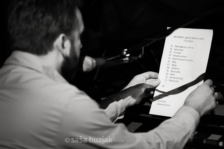 Orlan Tus (Mika Male) at the soundcheck @ MM centar, Zagreb (Croatia), 07/12/2013 <em>Photo: © Saša Huzjak</em>