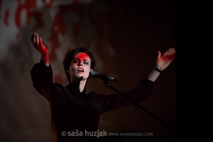 Mina Špiler (Laibach) @ Koncertna dvorana Vatroslav Lisinski, Zagreb (Croatia), 09/05/2017 <em>Photo: © Saša Huzjak</em>