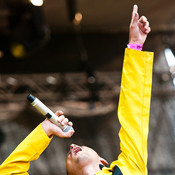 Almir Hasanbegović (Dubioza kolektiv) @ T-mobile INmusic festival, Zagreb (Croatia), 2011 <em>Photo: &copy; Saša Huzjak</em>