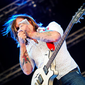 Jesse Hughes (Eagles Of Death Metal) @ FM4 Frequency festival, Green park, St. Pölten (Austria), 2009 <em>Photo: &copy; Saša Huzjak</em>