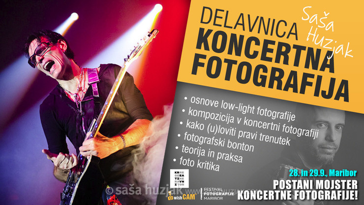 Concert photography workshop / Delavnica koncertne fotografije <em>Photo: © Saša Huzjak</em>