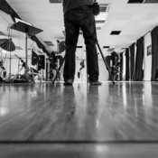 Pandora - Art of Pole studio photoshoot BTS <em>Photo: &copy; Neža Jančič</em>