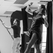 Pandora - Art of Pole studio photoshoot BTS <em>Photo: &copy; Neža Jančič</em>