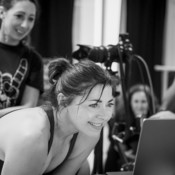 Pandora - Art of Pole studio photoshoot BTS <em>Photo: &copy; Neža Jančič</em>