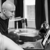 Pandora - Art of Pole studio photoshoot BTS <em>Photo: &copy; Neža Jančič</em>