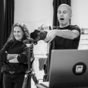 Pandora - Art of Pole studio photoshoot BTS <em>Photo: &copy; Neža Jančič</em>