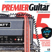 Cover of Premier Guitar magazine, issue August 2014 <em>Photo: © Saša Huzjak</em>