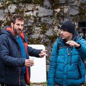 Director Tijana Zinajić, DOP Miloš Srdić and first assistant director Marko Šantić on set (behind the scenes) <em>Photo: © Saša Huzjak</em>
