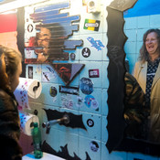 Director Tijana Zinajić with Tosja Flaker Berce and Liza Marijina (behind the scenes) <em>Photo: © Saša Huzjak</em>