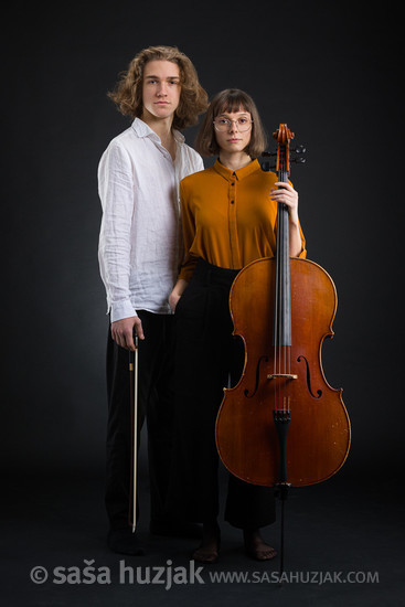 Ariel Vei Atanasovski and Klara Lužnik duo (promo, 2022) <em>Photo: © Saša Huzjak</em>