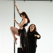 Pandora - Art of Pole studio photoshoot BTS <em>Photo: &copy; Saša Huzjak</em>
