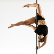 Pole dance studio photoshoot: Špela <em>Photo: &copy; Saša Huzjak</em>