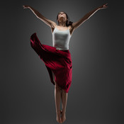 Dancers in studio photo shoot: Maša Bozovičar <em>Photo: &copy; Saša Huzjak</em>