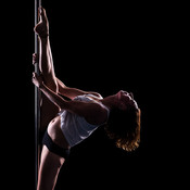 Maja Logar (pole dance), 2019 <em>Photo: © Saša Huzjak</em>