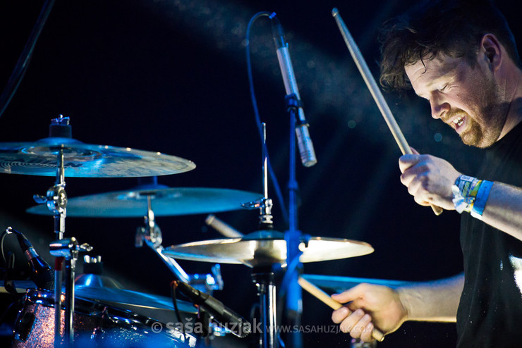 Paul 'Drums' Reilly (The Mirror Trap) @ INmusic festival, Zagreb (Croatia), 2015 <em>Photo: © Saša Huzjak</em>