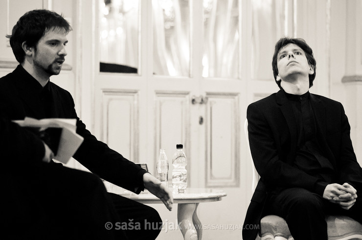 Nikolaj Sajko & Miha Haas @ SNG Maribor, Kazinska dvorana, Maribor (Slovenia), 06/04/2011 <em>Photo: © Saša Huzjak</em>