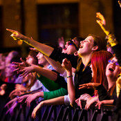 Klaxons fans @ 9. Žur z razlogom, Glavni trg, Maribor (Slovenia), 07/05/2011 <em>Photo: © Saša Huzjak</em>