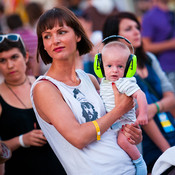 Youngest fan @ Terraneo festival, Šibenik (Croatia), 2011 <em>Photo: © Saša Huzjak</em>