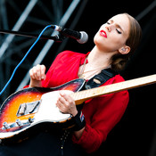 Anna Calvi @ FM4 Frequency festival 2011, Green park, St. Pölten (Austria), 18/08 > 20/08/2011 <em>Photo: © Saša Huzjak</em>