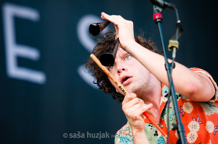 Ed Macfarlane (Friendly Fires) @ FM4 Frequency festival 2011, Green park, St. Pölten (Austria), 18/08 > 20/08/2011 <em>Photo: © Saša Huzjak</em>