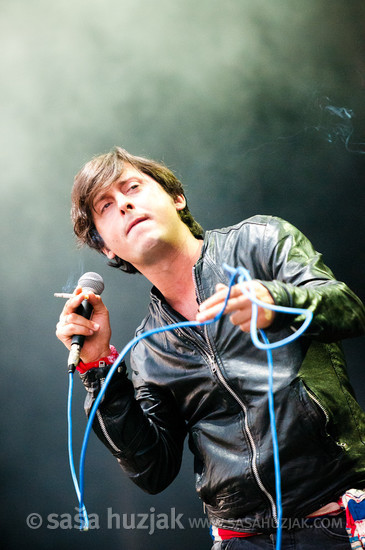 Carl Barat @ FM4 Frequency festival 2011, Green park, St. Pölten (Austria), 18/08 > 20/08/2011 <em>Photo: © Saša Huzjak</em>