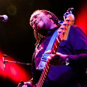 Darryl Jones (Stone Riders) @ Kino Šiška, Ljubljana (Slovenia), 02/02/2012 <em>Photo: © Saša Huzjak</em>