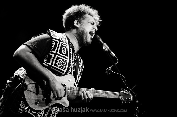 Jean-Paul Bourelly (Stone Riders) @ Kino Šiška, Ljubljana (Slovenia), 02/02/2012 <em>Photo: © Saša Huzjak</em>