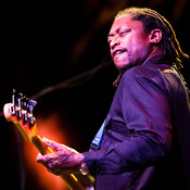 Darryl Jones (Stone Riders) @ Kino Šiška, Ljubljana (Slovenia), 02/02/2012 <em>Photo: © Saša Huzjak</em>