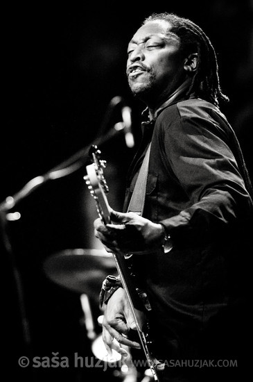 Darryl Jones (Stone Raiders) @ Kino Šiška, Ljubljana (Slovenia), 2012 <em>Photo: © Saša Huzjak</em>