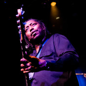 Darryl Jones (Stone Riders) @ Kino Šiška, Ljubljana (Slovenia), 02/02/2012 <em>Photo: © Saša Huzjak</em>