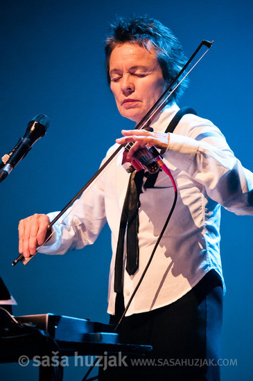 Laurie Anderson @ Dvorana Tabor, Maribor (Slovenia), 01/06/2012 <em>Photo: © Saša Huzjak</em>