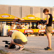 Video crew @ Terraneo festival 2012, ex vojarna Bribirski knezovi, Šibenik (Croatia), 07/08 > 10/08/2012 <em>Photo: © Saša Huzjak</em>