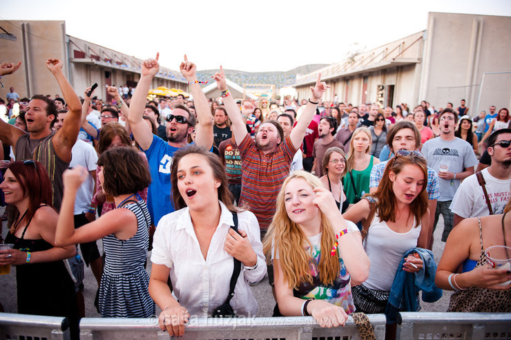 First rows @ Terraneo festival 2012, ex vojarna Bribirski knezovi, Šibenik (Croatia), 07/08 > 10/08/2012 <em>Photo: © Saša Huzjak</em>