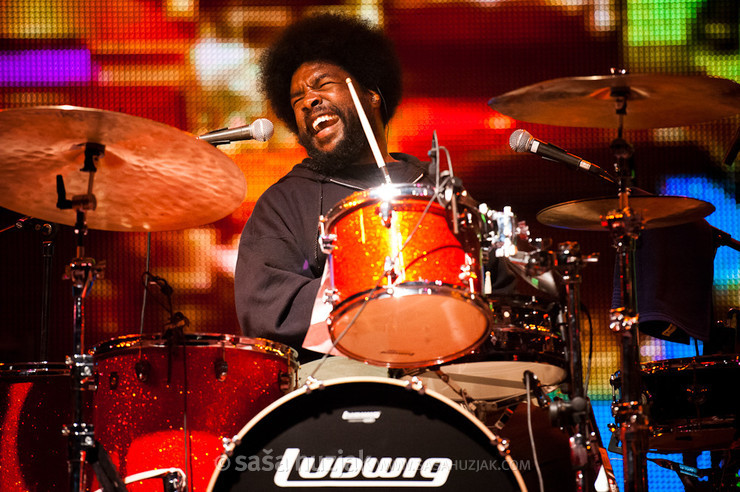 Ahmir "Questlove" Thompson (The Roots) @ Terraneo festival, Šibenik (Croatia), 2012 <em>Photo: © Saša Huzjak</em>