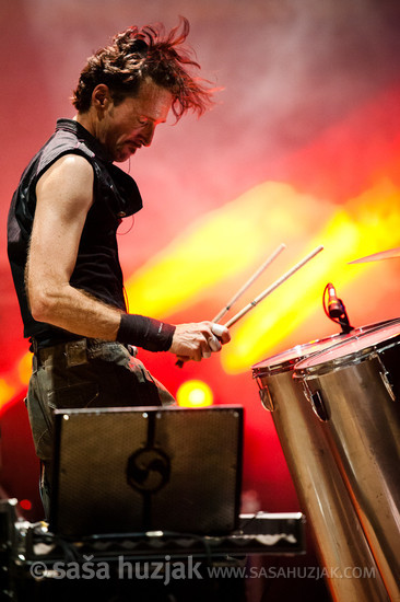 Primož Oberžan (The Stroj) @ Reciklažni center Surovine (Tezno Recycling Centre), Maribor (Slovenia), 24/08/2012 <em>Photo: © Saša Huzjak</em>