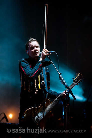 Jónsi Birgisson (Sigur Rós) @ MARS Festival 2012, Trg Leona Štuklja, Maribor (Slovenia), 05/09/2012 <em>Photo: © Saša Huzjak</em>