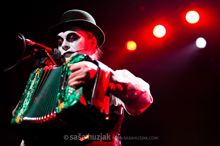 Martyn Jacques (The Tiger Lillies) @ Kino Šiška, Ljubljana (Slovenia), 12/12/2012 <em>Photo: © Saša Huzjak</em>