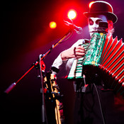 Martyn Jacques (The Tiger Lillies) @ Kino Šiška, Ljubljana (Slovenia), 12/12/2012 <em>Photo: © Saša Huzjak</em>