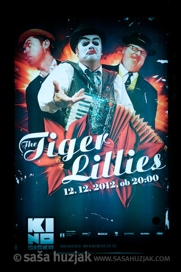 The Tiger Lillies @ Kino Šiška, Ljubljana (Slovenia), 12/12/2012 <em>Photo: © Saša Huzjak</em>