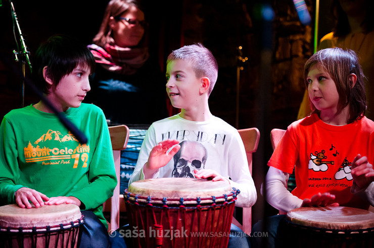 Drummers of Plesna izba Maribor @ Jazz klub Satchmo, Maribor (Slovenia), 07/02/2013 <em>Photo: © Saša Huzjak</em>