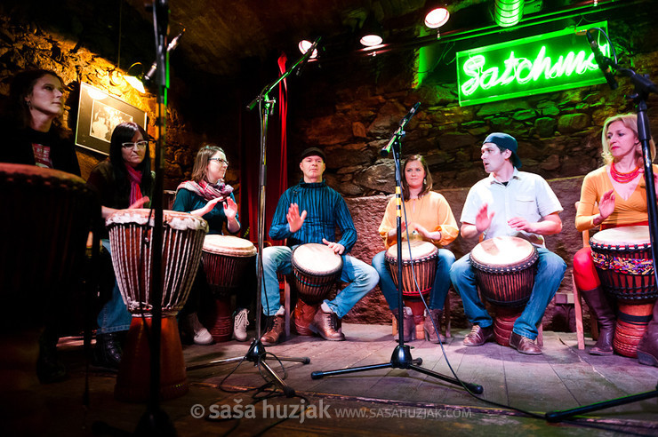 Drummers of Plesna izba Maribor @ Jazz klub Satchmo, Maribor (Slovenia), 07/02/2013 <em>Photo: © Saša Huzjak</em>