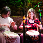 Drummers of Plesna izba Maribor @ Jazz klub Satchmo, Maribor (Slovenia), 07/02/2013 <em>Photo: © Saša Huzjak</em>