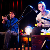 Jure Longyka + Boštjan Grubar (Dan D) @ Kino Šiška, Ljubljana (Slovenia), 09/03/2013 <em>Photo: © Saša Huzjak</em>