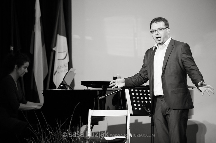 Aleš Marčič @ Glasbena in baletna šola Antona Martina Slomška, Maribor (Slovenia), 26/03/2013 <em>Photo: © Saša Huzjak</em>